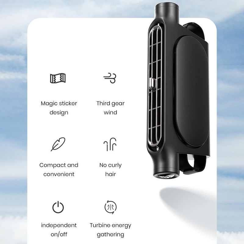 3 Geschwindigkeiten USB Auto Kühlventilator & Kopfstützenhalter – AutoBreeze (1+1 GRATIS)