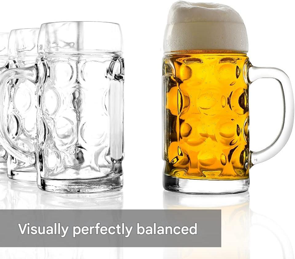 Bierkrug Glas (2-pak/6-pak, 0,5 L) – WiesnKrug Oktoberfest 2025