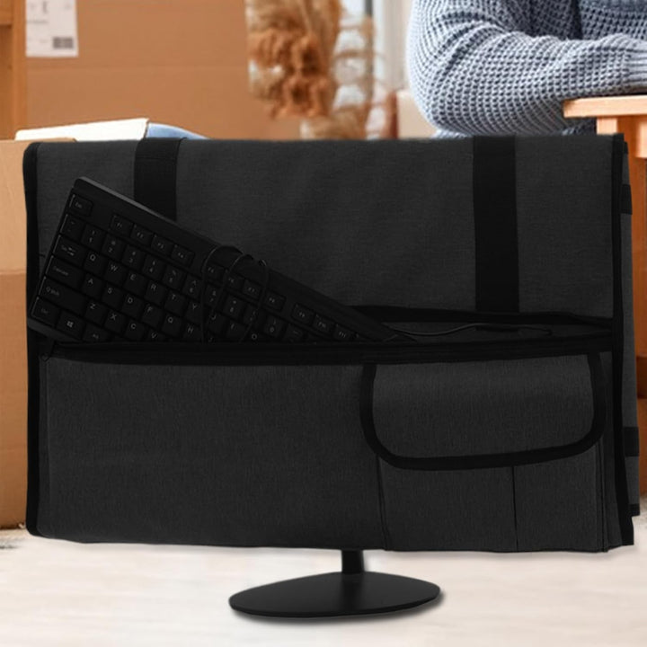 Portable Monitor Bag – Protective Dustproof Screen Case with Flannel Lining – Veynor