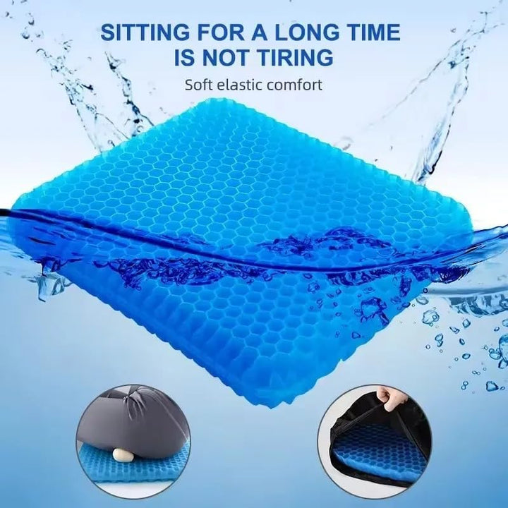 Extra-thick Cooling Relief Gel Seat Cushion (1+1 FREE)