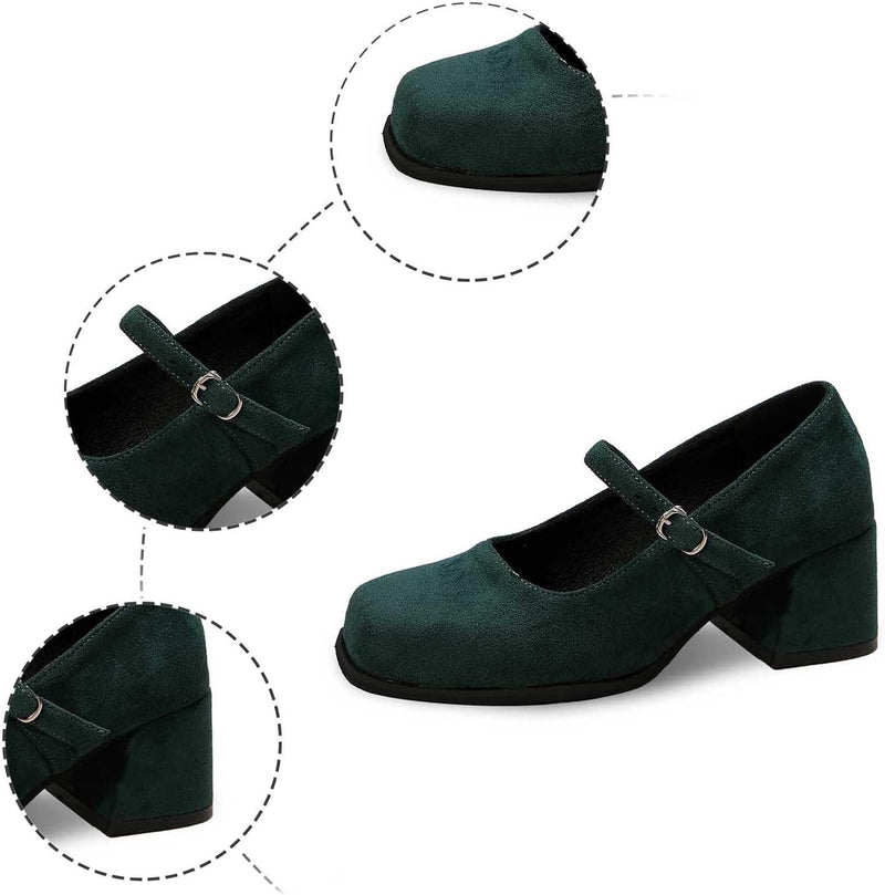 Suede Pumps with Buckle – Lena Oktoberfest 2025