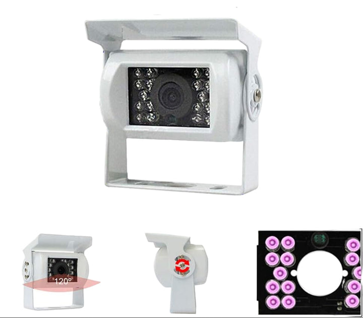 Truck Rearview Camera 12V/24V with 18 LED IR Night Vision IP68