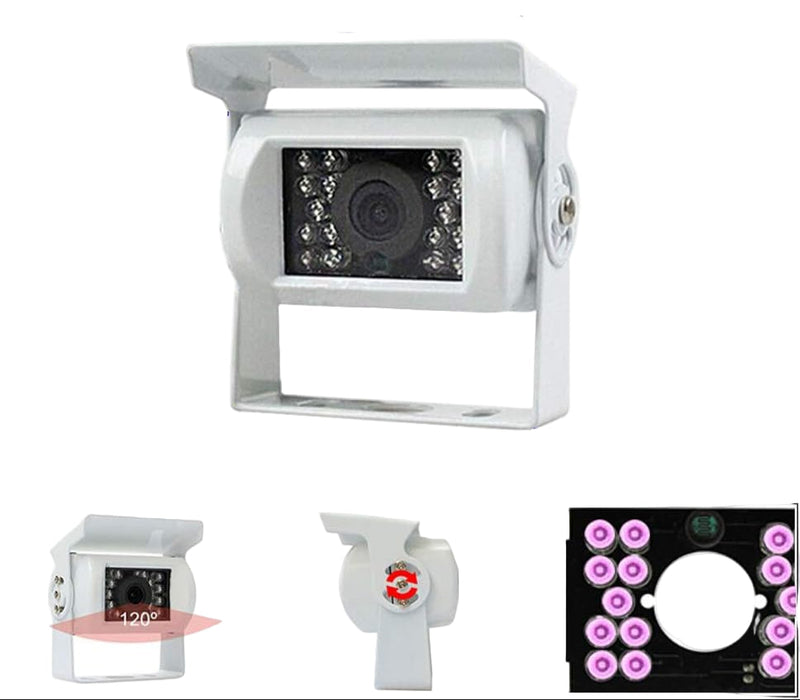 Truck Rearview Camera 12V/24V with 18 LED IR Night Vision IP68