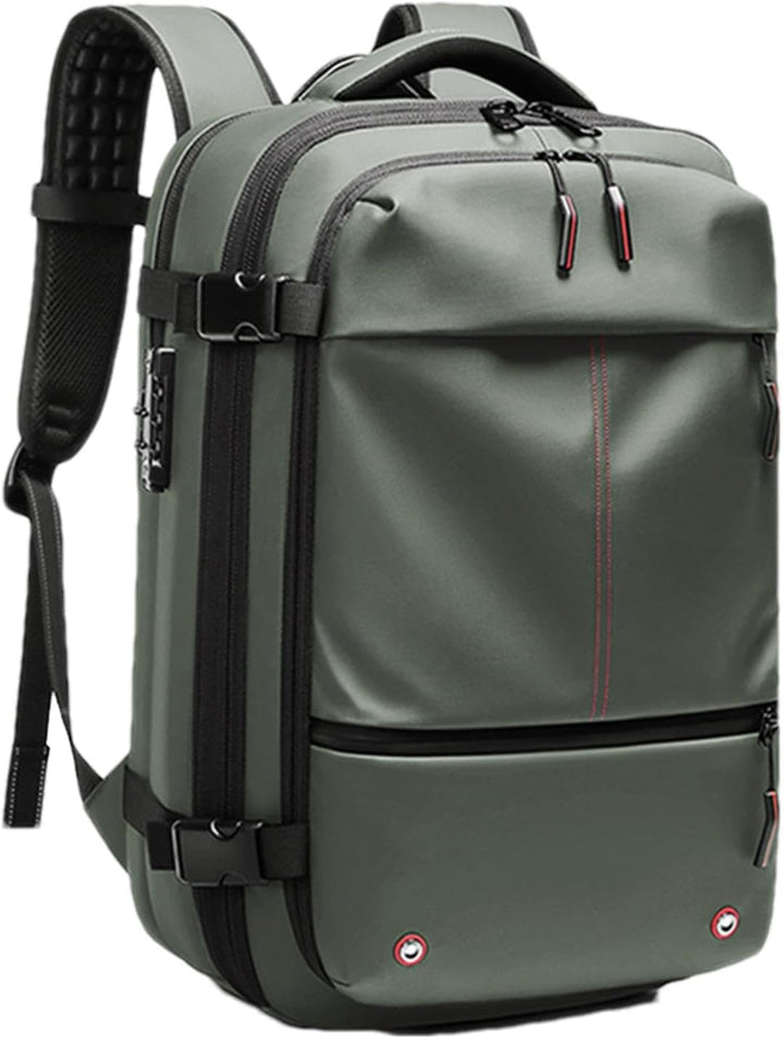 Air Vacuum Cleaner Backpack – Expandable 60L Waterproof Travel Bag with Laptop Compartment – Trivora