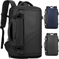 15” Waterproof Laptop Backpack with Side Opening & USB-C Port – TrekPro Series