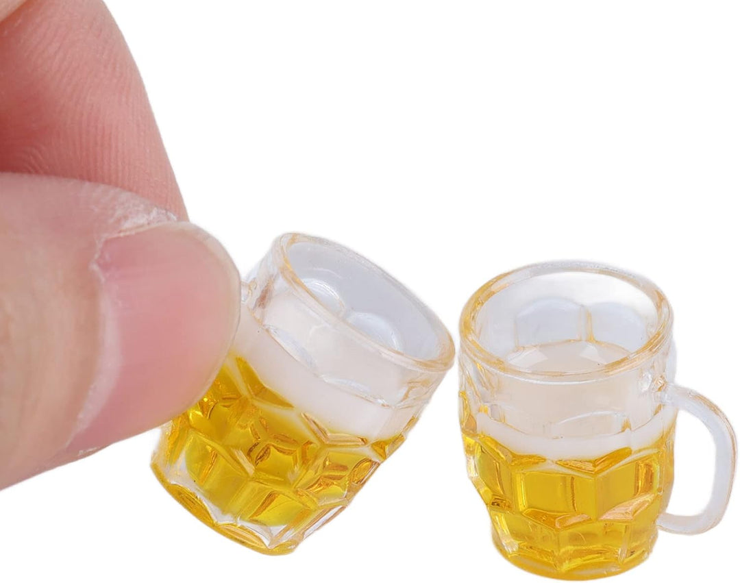 Mini ølkrus (sæt med 12, harpiks) – DekoProst Oktoberfest 2025
