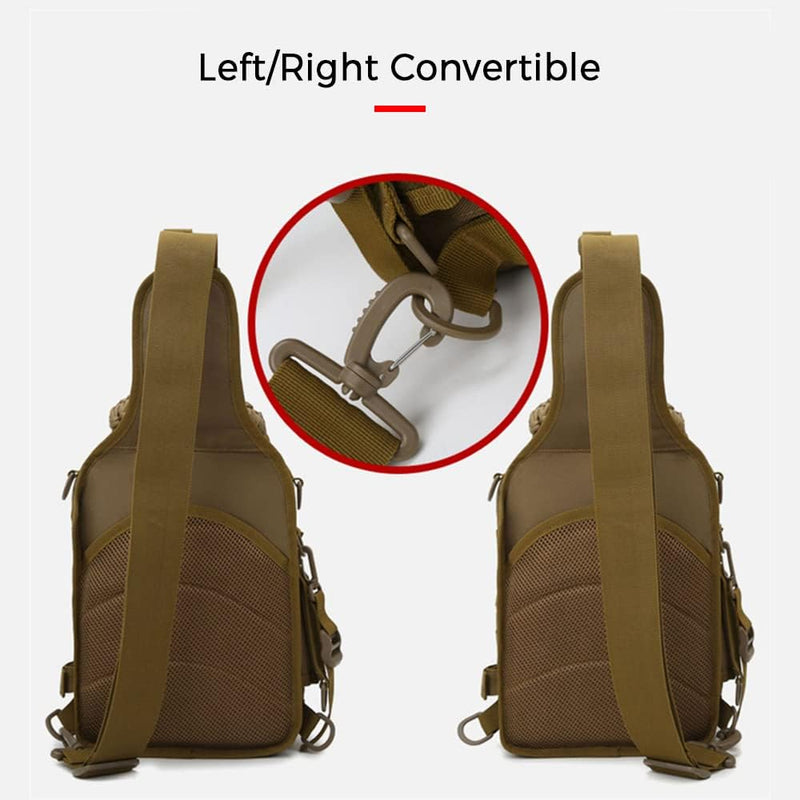 Angel Sling Tasche mit Multi-Taschen für die Angelgeräteaufbewahrung – Arvion