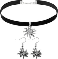 Women's Edelweiss Jewelry Set – AlpenLiebe Oktoberfest 2025