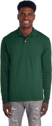 Men's Long Sleeve Polo - Mark
