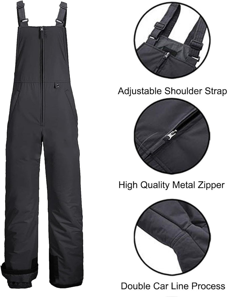 Wasserdichte isolierte Snowboard-Bibs – Arvion