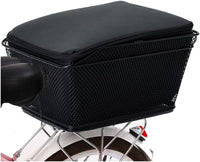 Waterproof rear bicycle basket with rainproof cover – Velora