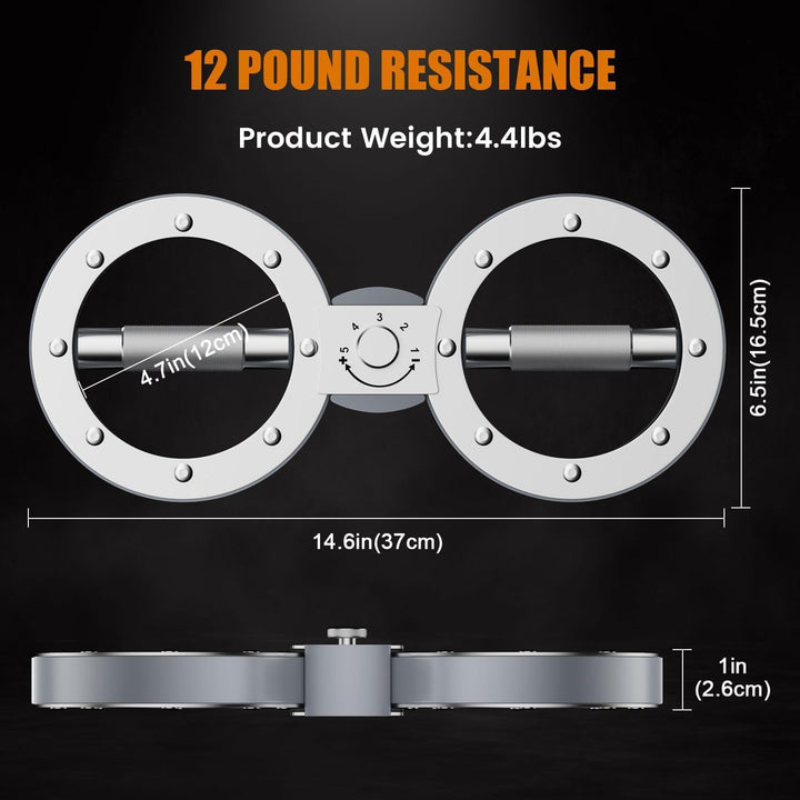 Twister arm exercise with adjustable resistance of 12LB and 360° rotation – Zeynor