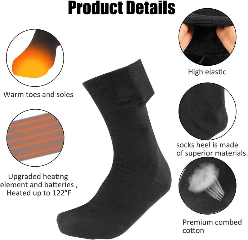 USB Heated Socks for Cold Weather – Buy 1 Get 1 FREE – Jorven