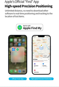 Smart anti-tap lokalisator nøkkelring – sanntidssporing med Find My – Zeyora