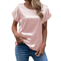 Satin Trend Shirt with Loose Fit for Women – Leona