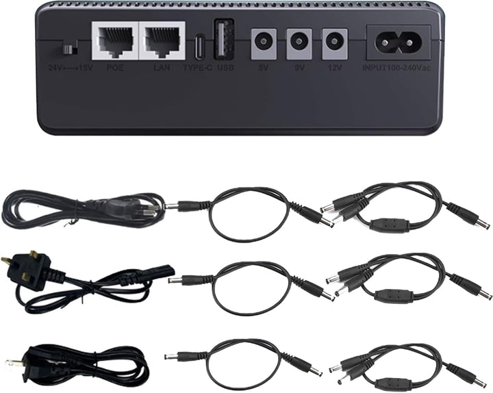 UPS-Notstrombatterie 10400 mAh Kompakte Stromversorgung – Nexora
