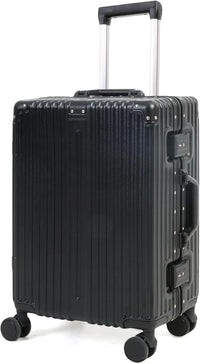 Aluminum Frame Carry-On Luggage with TSA Lock and Quiet Wheels