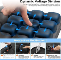 Inflatable travel pillow with ergonomic pressure relief – AirComfort