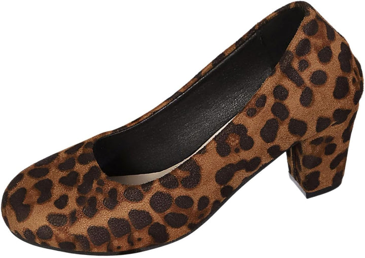 Fløyelspumper med leopardmønster – Clara Oktoberfest 2025