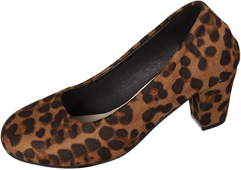 Fløyelspumper med leopardmønster – Clara Oktoberfest 2025