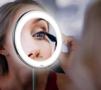 LED Magnifying Mirror with Flexible Gooseneck – Claravue