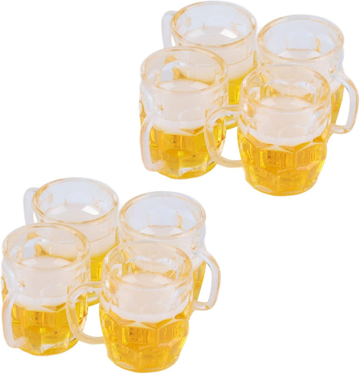 Mini ølkrus (sæt med 12, harpiks) – DekoProst Oktoberfest 2025