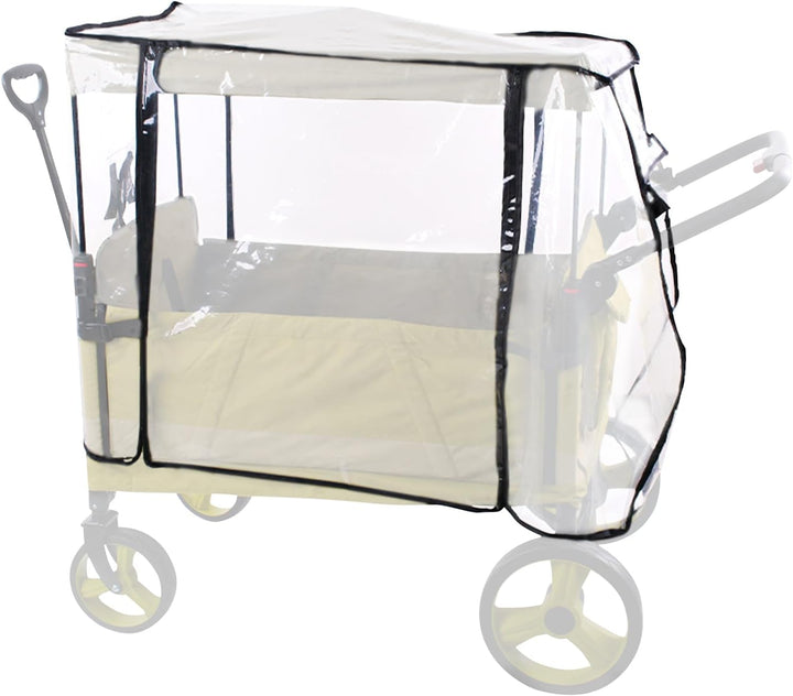 Protector de lluvia para cochecitos – Techo protector a prueba de viento para cochecitos de 2 y 4 plazas – Venaro