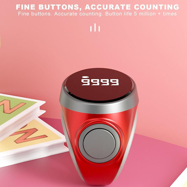 4-digit rechargeable digital finger counter ring (1+1 FREE) – Calmero