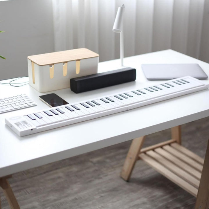 61-Tasten faltbares digitales Klavier mit Aufnahme- und Wiedergabefunktion – Meliora