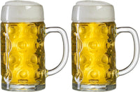 Beer Mug Glass (Set of 2, 500 ml) – MaßGaudi Oktoberfest 2025