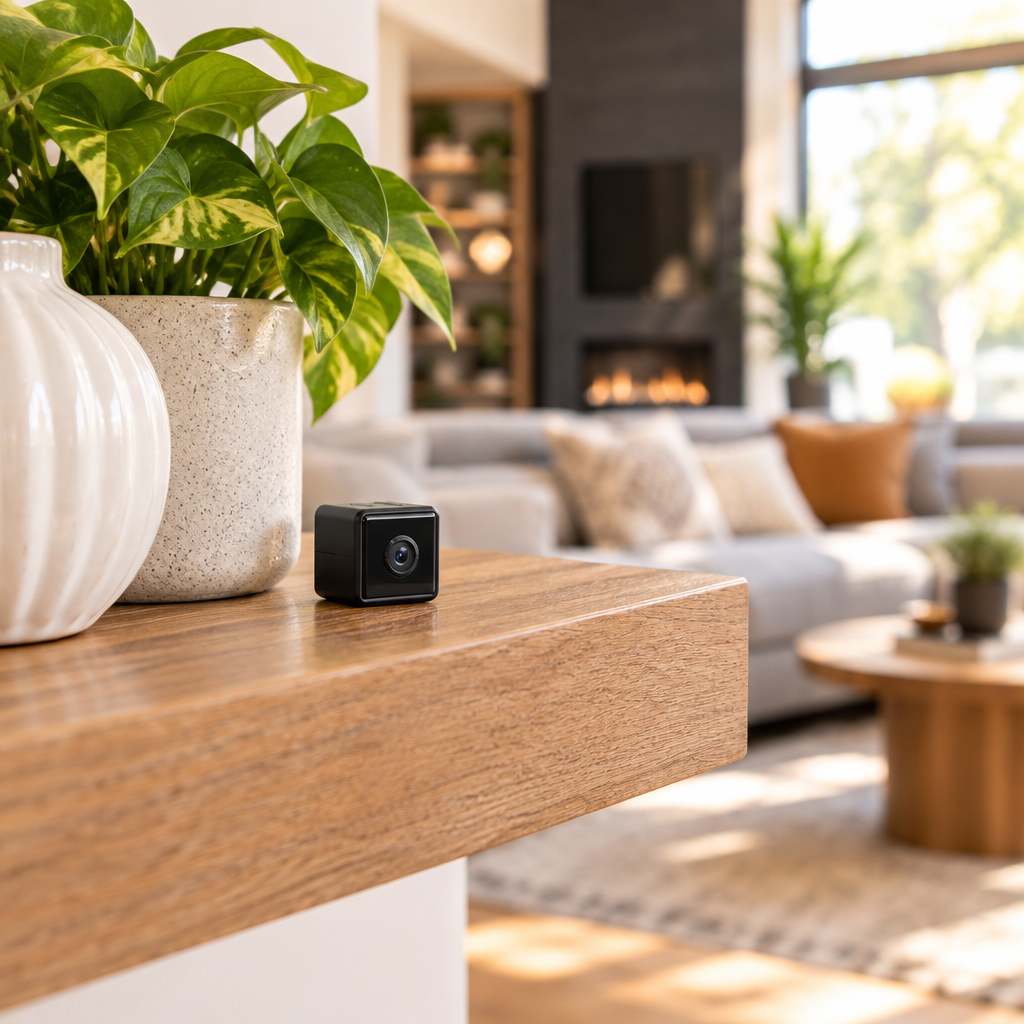Kabellose Mini-Kamera mit Bewegungserkennung – SecureView