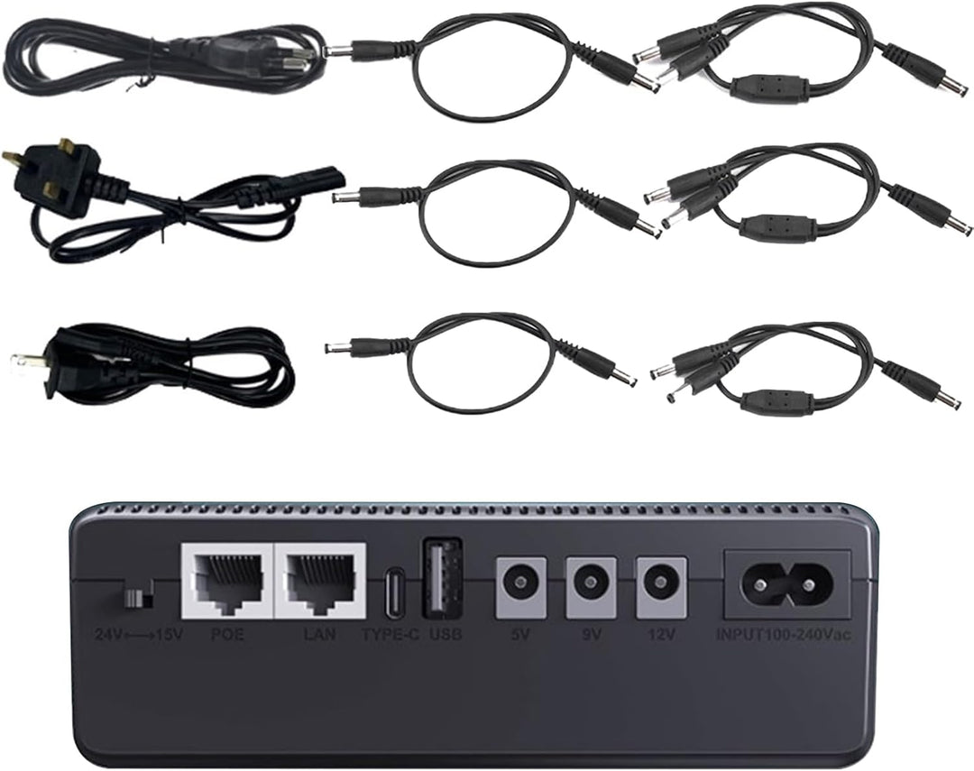 UPS-Notstrombatterie 10400 mAh Kompakte Stromversorgung – Nexora