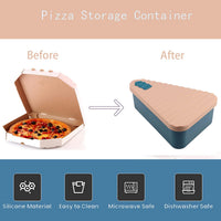 Wiederverwendbarer Pizzalagerbehälter mit 2 Tabletts – SliceSafe (1+1 GRATIS)