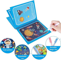 Set of 4 Reusable Watercolor Books – AquaColor Books