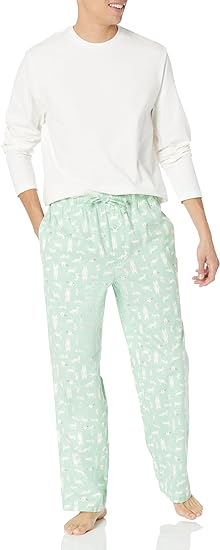 Blødt Herre Flannel Pyjamasæt - Gomez
