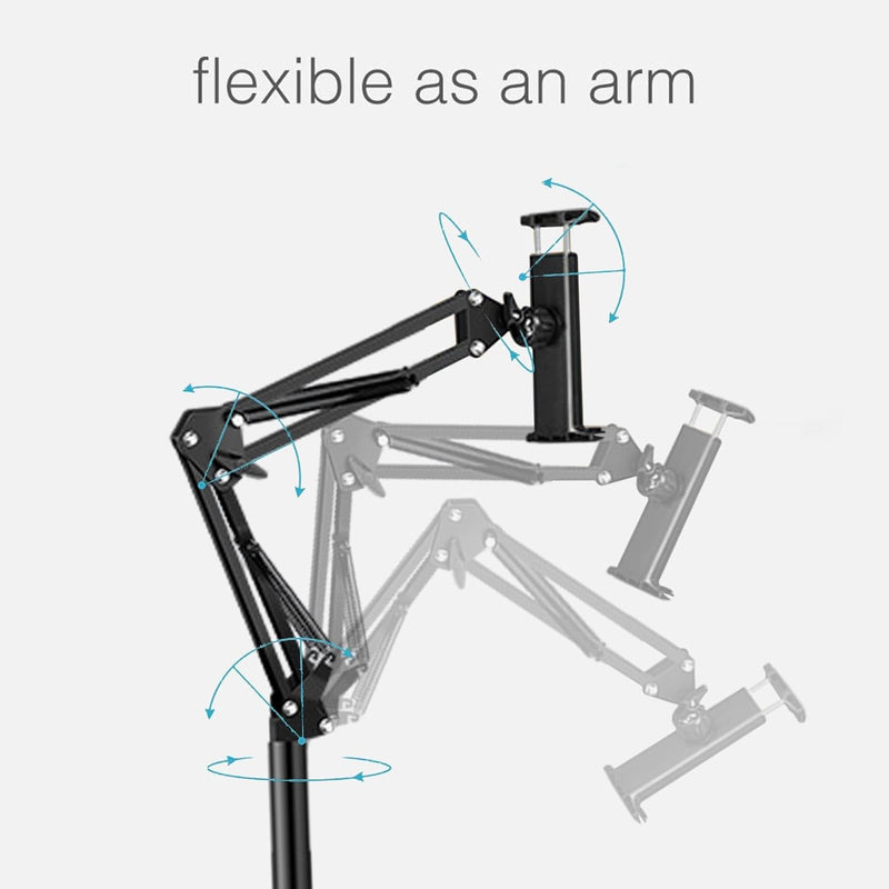 Adjustable 360° Mobile Phone and Tablet Stand for Floor – Movira