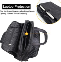 Men's Canvas Laptop and Business Tote Bag