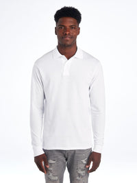 Men's Long Sleeve Polo - Mark