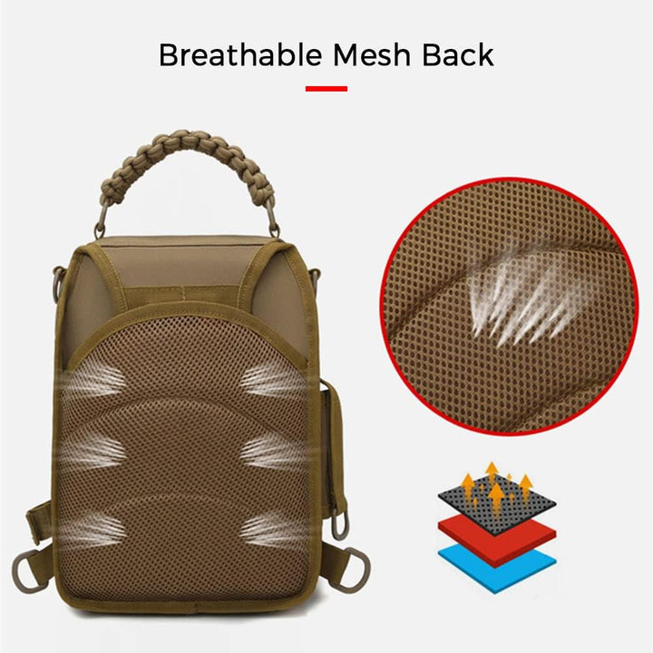 Angel Sling Tasche mit Multi-Taschen für die Angelgeräteaufbewahrung – Arvion