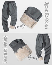 Men's Lined Winter Sweatpants - CozyFit