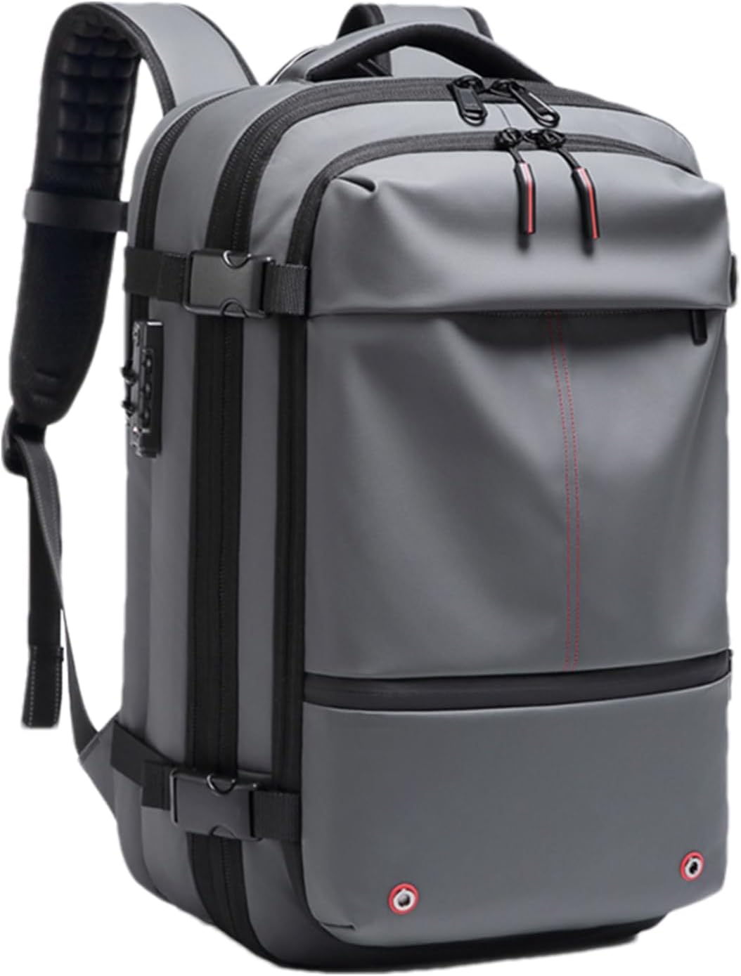 Air Vacuum Cleaner Backpack – Expandable 60L Waterproof Travel Bag with Laptop Compartment – Trivora