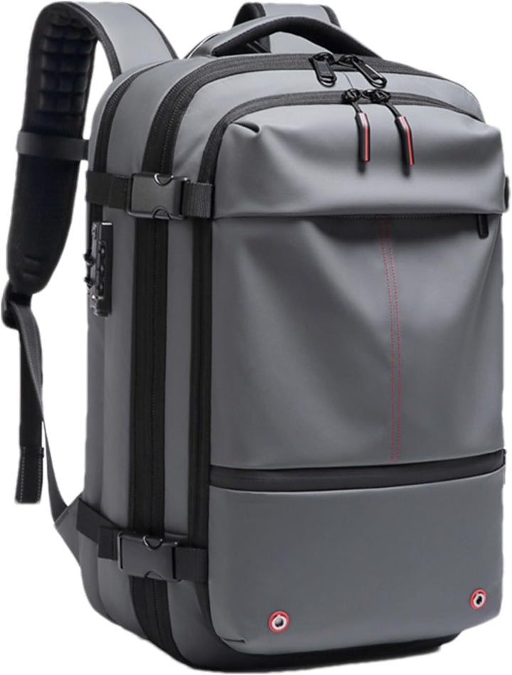 Air Vacuum Cleaner Backpack – Expandable 60L Waterproof Travel Bag with Laptop Compartment – Trivora