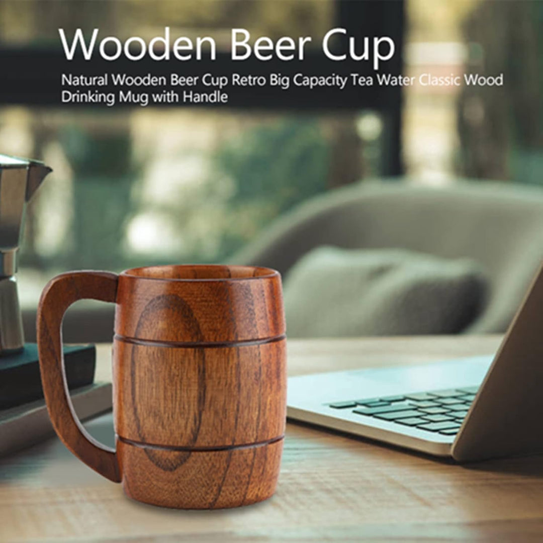 Bierkrug Holz (350 ml) – HolzGaudi Oktoberfest 2025