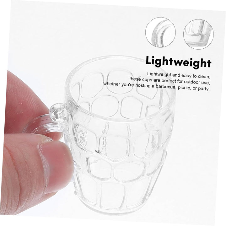 Mini Beer Mugs (Set of 50, Plastic) – MiniProst Oktoberfest 2025