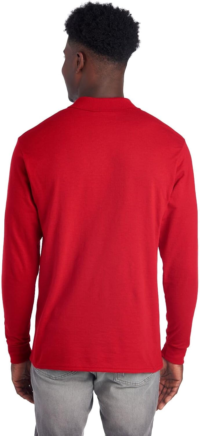 Men's Long Sleeve Polo - Mark