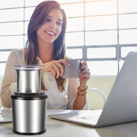 Electric Coffee and Spice Grinder with Removable Cup – BrewMate