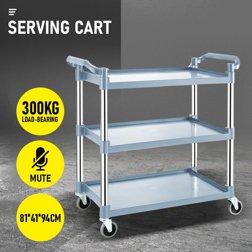 3-lags rullevogn med låsbare hjul – ServePro