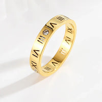 Trendy Roman Numerals Ring – Aurielle