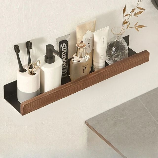 Massive Wood Bathroom Shelf – WoodaFix