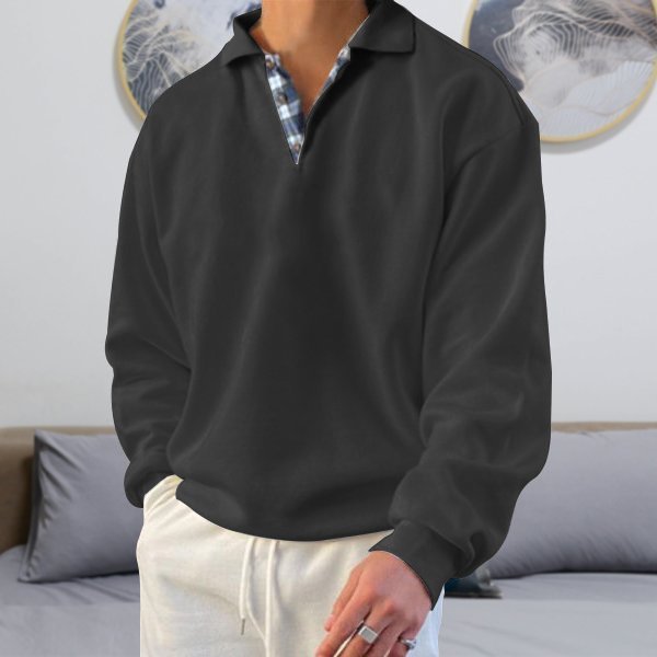Casual herre polosweater - Oliver